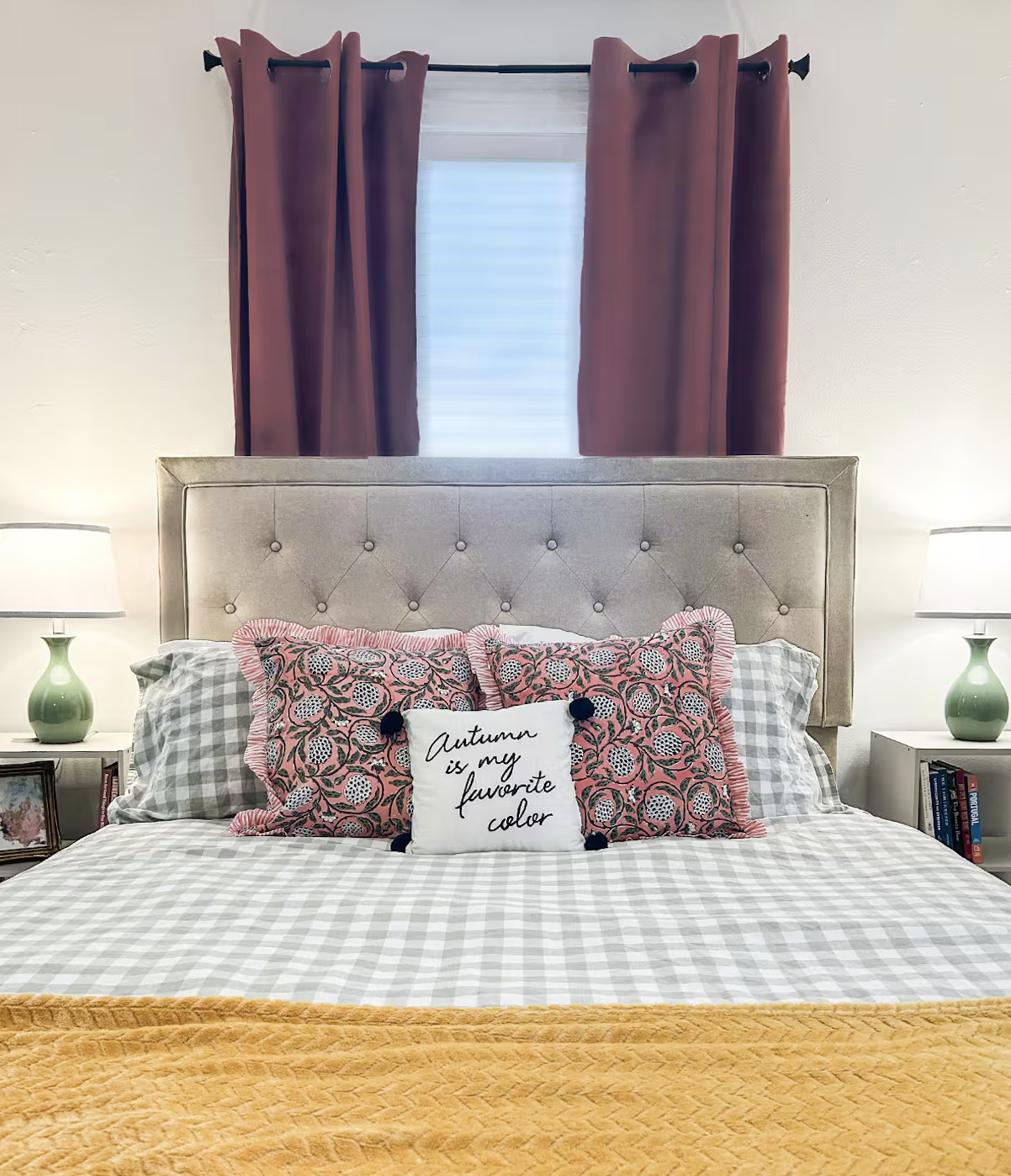 Cozy bedroom at Stars Hollow House in Tyler, TX